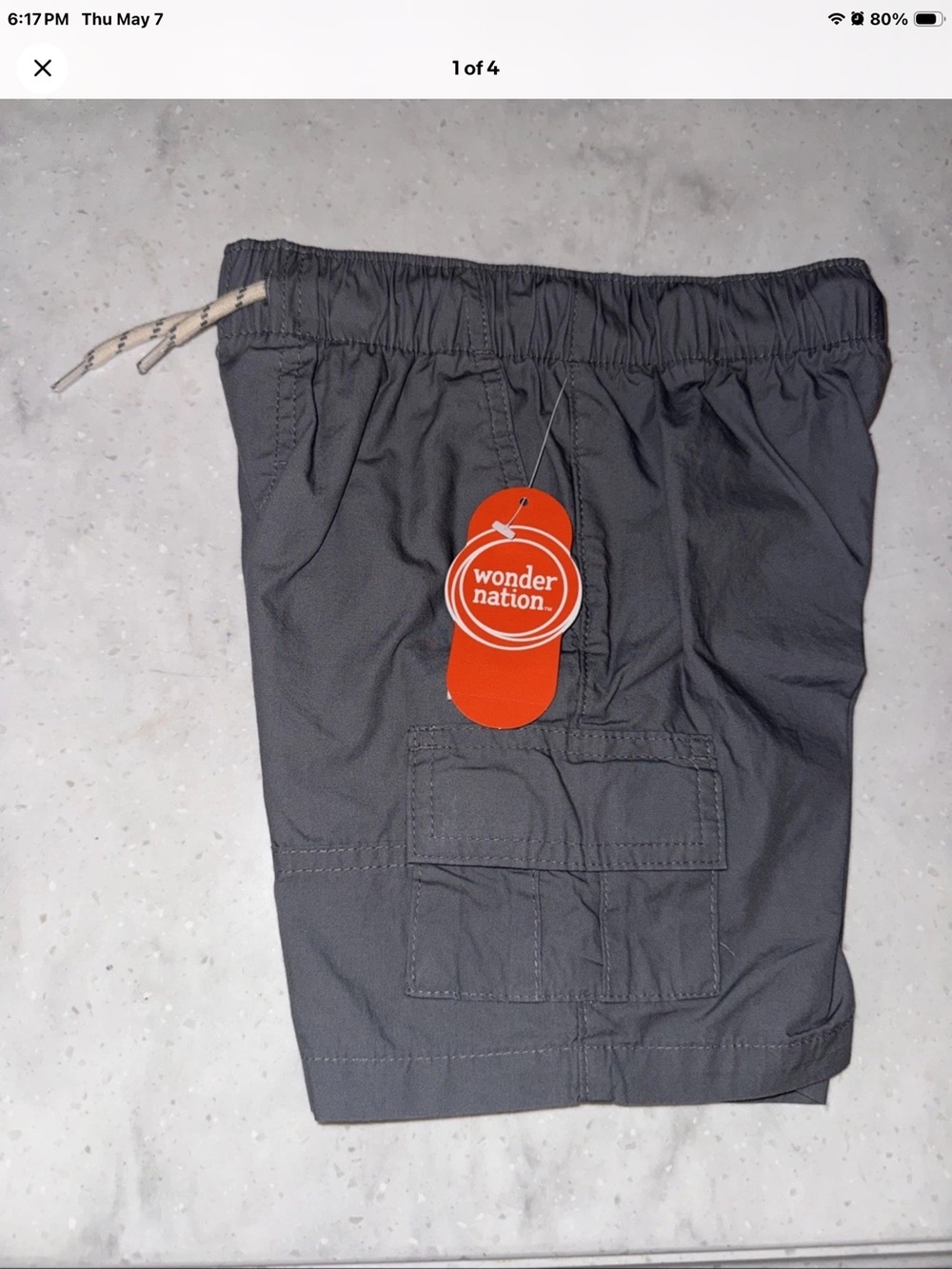 Target Wonder Nation Men’s Gray Cargo Shorts